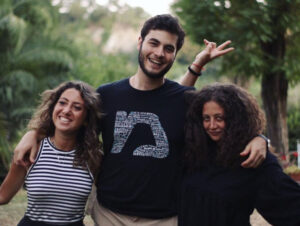 Moishe House Rome residents pose for photo